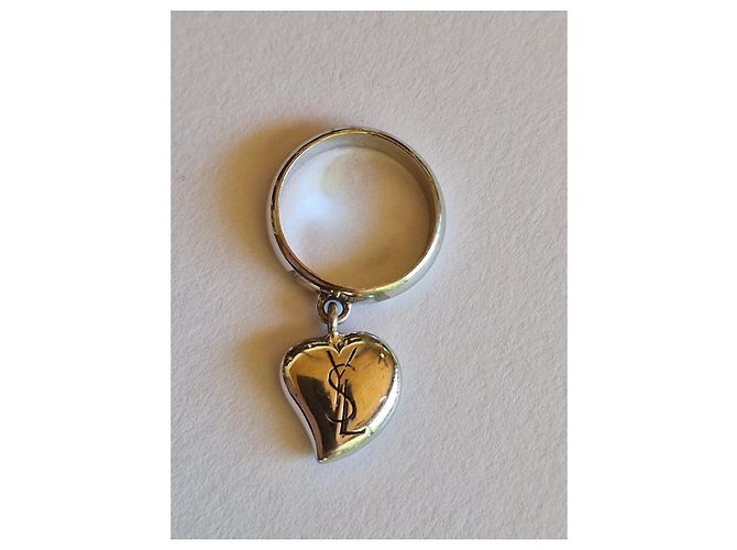 Yves Saint Laurent Vintage YSL Love Silberkollektion aus massivem 925er Silber. - Ansicht 5