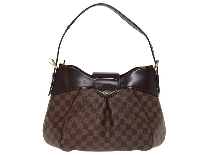 LOUIS VUITTON Damier Ebene Sistina MM Shoulder Bag N41541 LV Auth 74568A - view 2