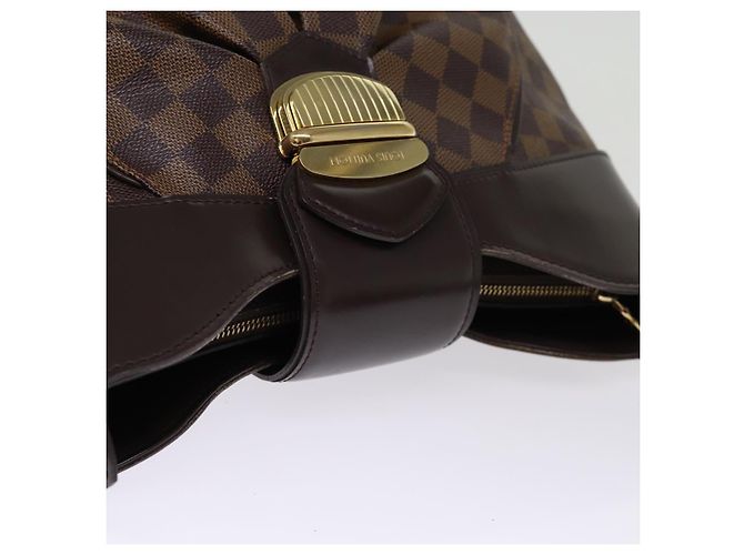 LOUIS VUITTON Damier Ebene Sistina MM Shoulder Bag N41541 LV Auth 74568A - view 6