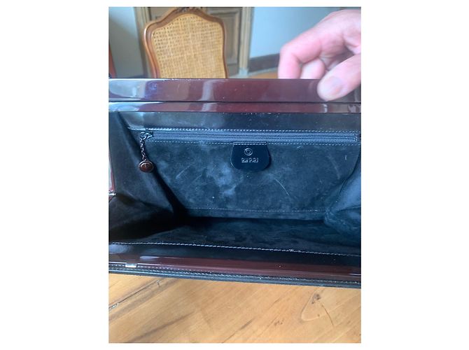 Borsa a tracolla Gucci in denim nero - vista 2
