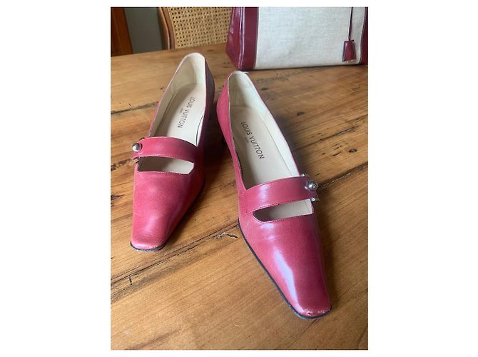Louis Vuitton Pumps Rosa Leder Pink - Ansicht 2