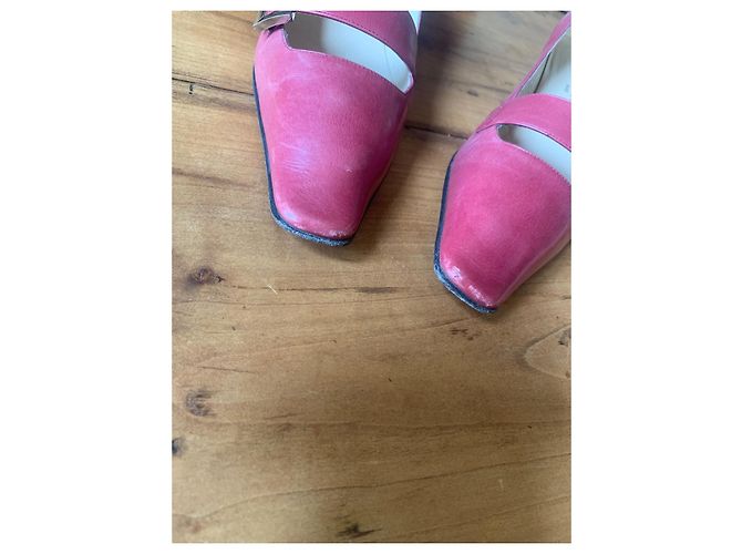 Louis Vuitton Pumps Rosa Leder Pink - Ansicht 9