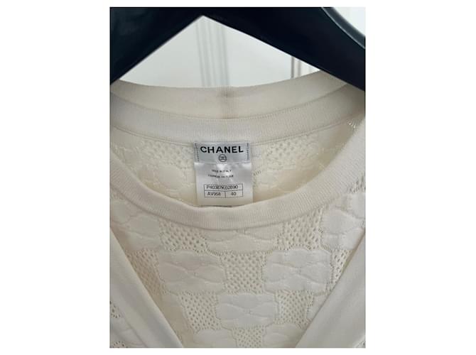 Chanel Malhas Cru - vista 8