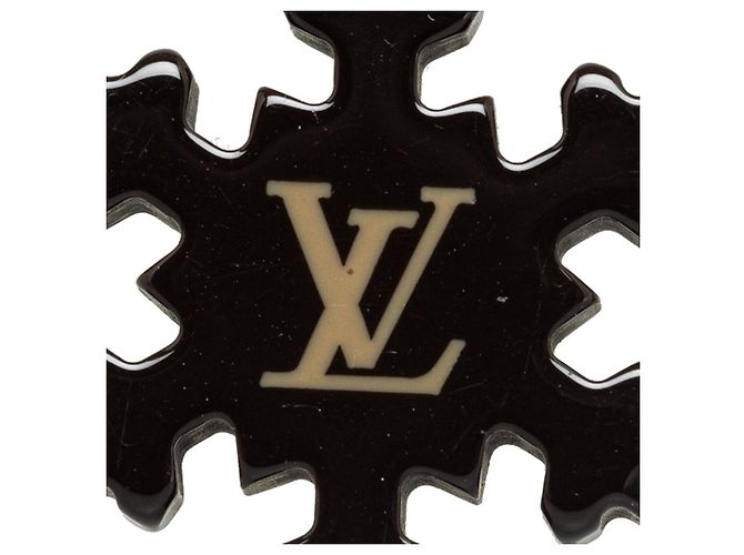 Silberne Louis Vuitton-Schneeflockenbrosche - Ansicht 3