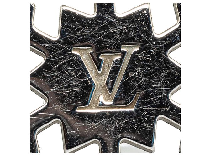 Silberne Louis Vuitton-Schneeflockenbrosche - Ansicht 4