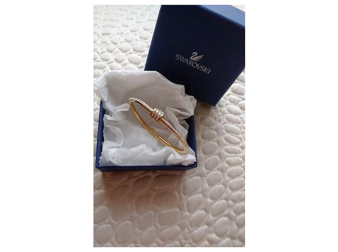 Bracciale Swarovski Oro Rosa e Cristalli - vista 10