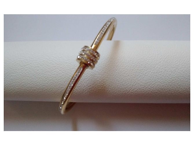 Bracciale Swarovski Oro Rosa e Cristalli - vista 3