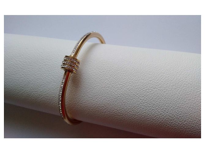 Bracciale Swarovski Oro Rosa e Cristalli - vista 9