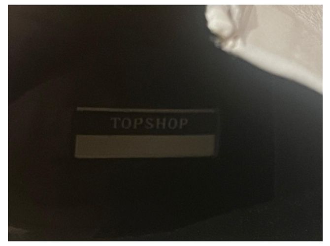 Stivaletti Topshop in pelle bianca a punta Bianco - vista 8