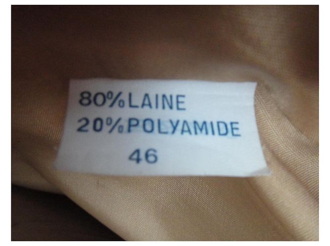 Autre Marque Dumont D'Urville Dufflecoat Beige Wolle - Ansicht 7