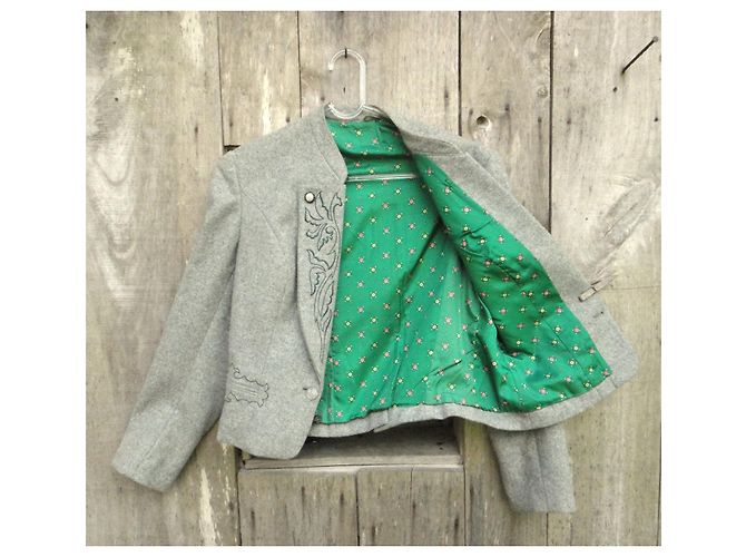 Autre Marque Grey Wool Austrian Jacket - view 6