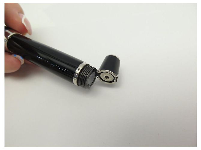 NEUER MONTBLANC BOHEME PIERRE NOIR FÜLLFEDERHALTER 5049 HARZ SCHWARZ FÜLLFEDERHALTER - Ansicht 13
