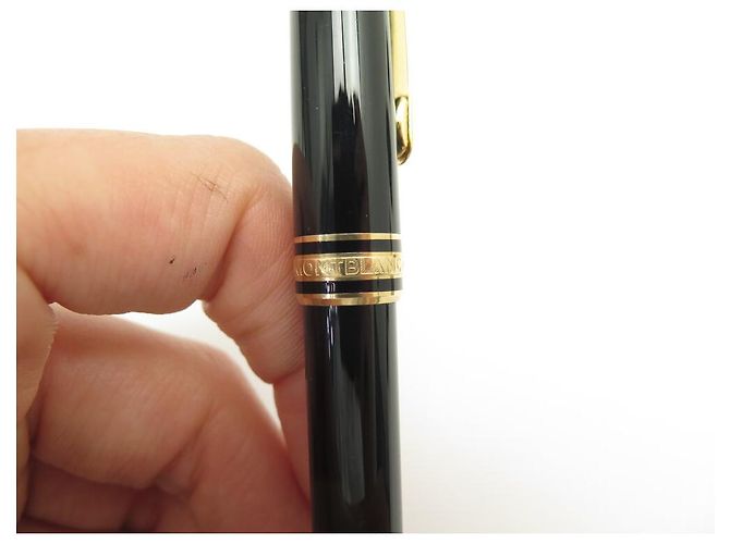 MONTBLANC PENNA A SFERA MEISTERSTUCK CLASSIC ORO MB132453 PENNA A SFERA Nero - vista 4