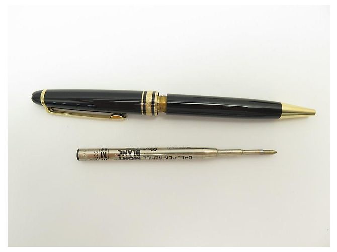 MONTBLANC PENNA A SFERA MEISTERSTUCK CLASSIC ORO MB132453 PENNA A SFERA Nero - vista 8