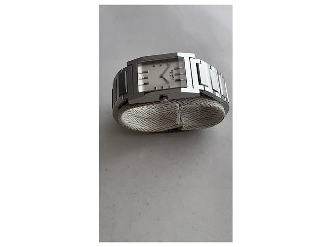 Hermès Tandem GM Uhr aus Edelstahl Silber - Ansicht 4