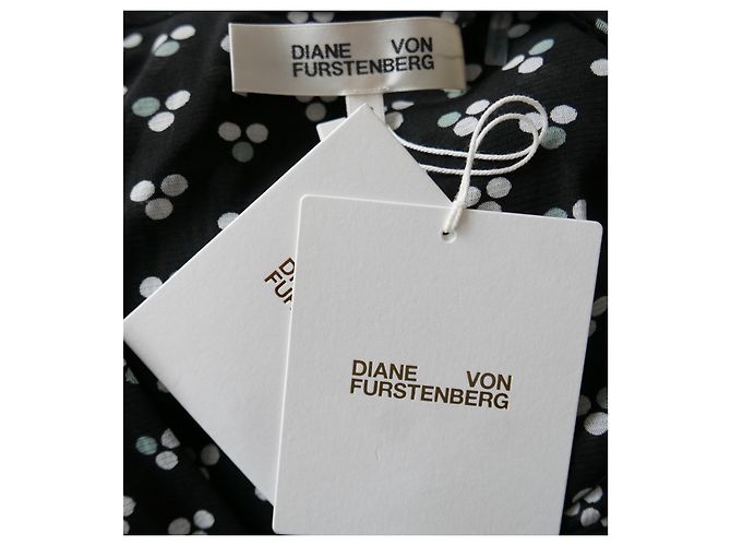 Diane Von Furstenberg Briella gerafftes Mesh-Kleid Schwarz - Ansicht 6