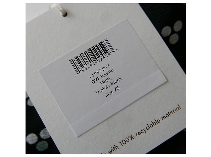 Diane Von Furstenberg Briella gerafftes Mesh-Kleid Schwarz - Ansicht 7