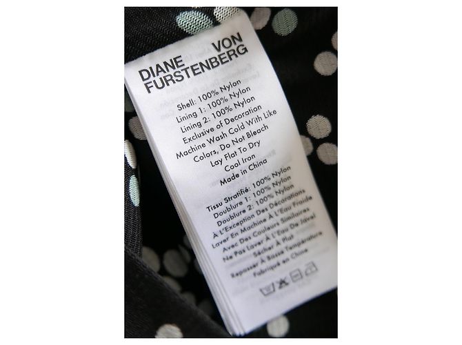 Diane Von Furstenberg Briella gerafftes Mesh-Kleid Schwarz - Ansicht 8