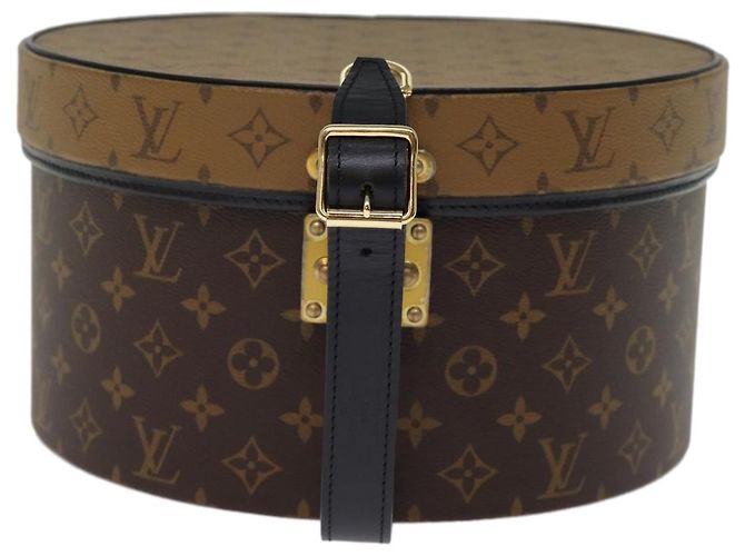 LOUIS VUITTON Monogram Reverse Boite Chapeau 30 Borsa a mano M20084 LV Auth 74280S Monogramma - vista 13
