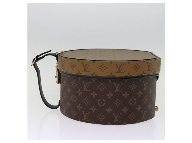 LOUIS VUITTON Monogram Reverse Boite Chapeau 30 Borsa a mano M20084 LV Auth 74280S Monogramma - vista 4