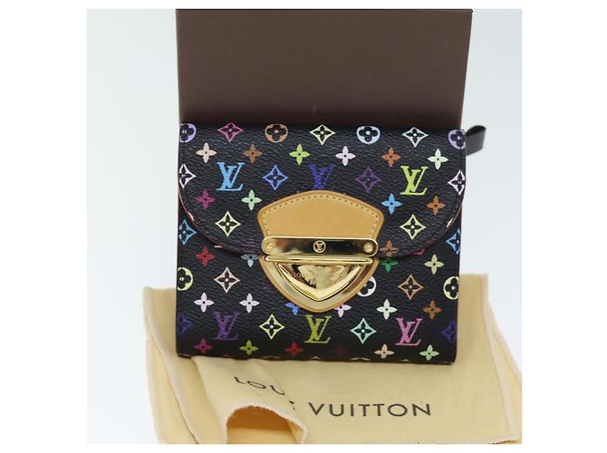 LOUIS VUITTON Multicolor Portefeuille Koala Wallet Black M58015 LV Auth 74334 - view 12