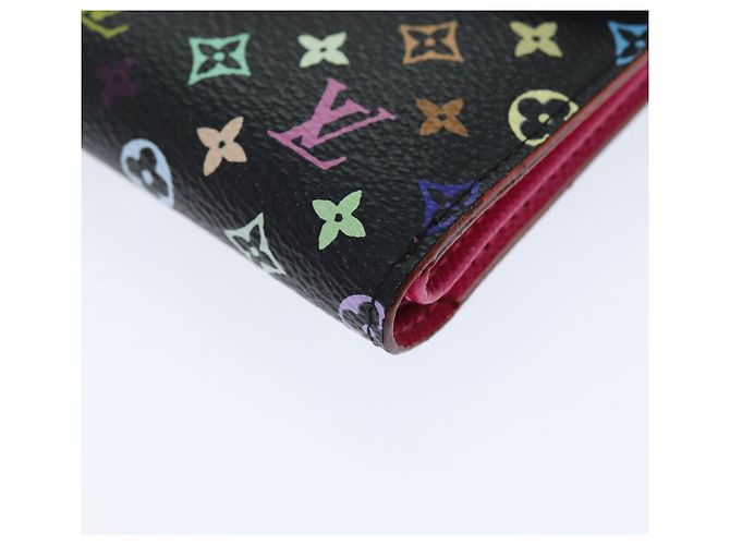 LOUIS VUITTON Multicolor Portefeuille Koala Wallet Black M58015 LV Auth 74334 - view 14