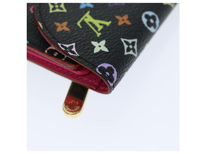 LOUIS VUITTON Multicolor Portefeuille Koala Wallet Black M58015 LV Auth 74334 - view 15