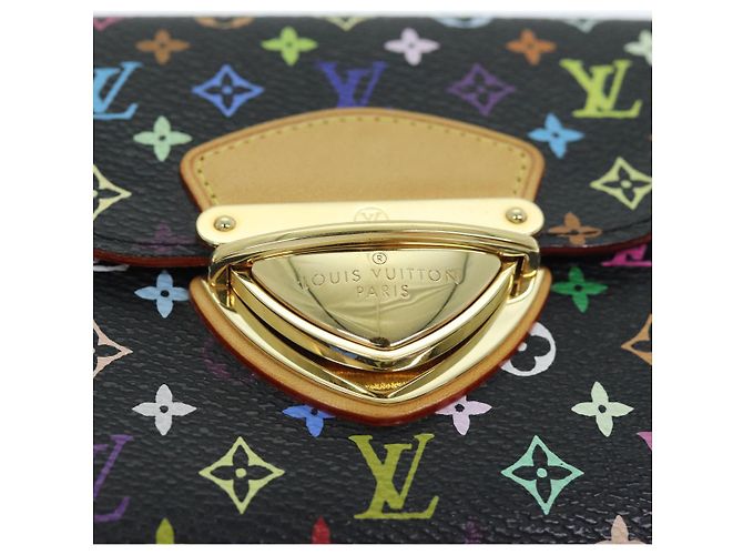 LOUIS VUITTON Multicolor Portefeuille Koala Wallet Black M58015 LV Auth 74334 - view 18