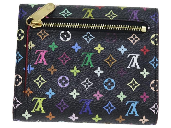 LOUIS VUITTON Multicolor Portefeuille Koala Wallet Black M58015 LV Auth 74334 - view 2
