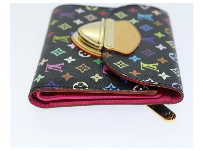 LOUIS VUITTON Multicolor Portefeuille Koala Wallet Black M58015 LV Auth 74334 - view 3