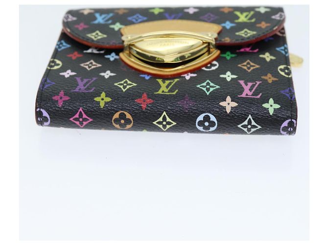 LOUIS VUITTON Multicolor Portefeuille Koala Wallet Black M58015 LV Auth 74334 - view 6