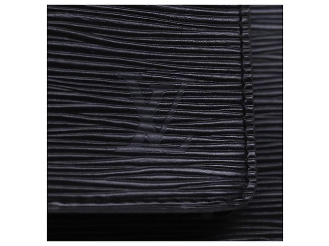 Borsa a mano LOUIS VUITTON Epi Monceau 28 Nera M52122 LV Auth yk12632 Nero - vista 18