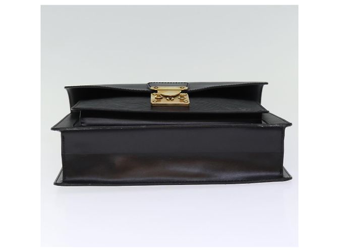 Borsa a mano LOUIS VUITTON Epi Monceau 28 Nera M52122 LV Auth yk12632 Nero - vista 5