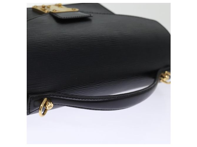 Borsa a mano LOUIS VUITTON Epi Monceau 28 Nera M52122 LV Auth yk12632 Nero - vista 6