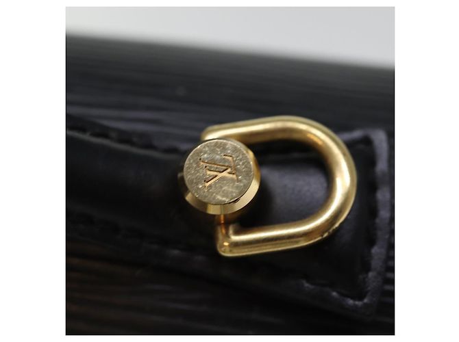 Borsa a mano LOUIS VUITTON Epi Monceau 28 Nera M52122 LV Auth yk12632 Nero - vista 9