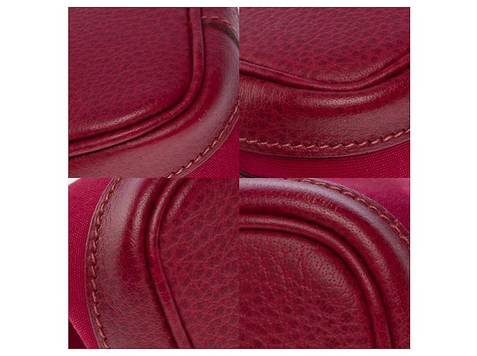 Garden Hermès Borsa HERMES in tela rossa - 101937 Rosso - vista 10