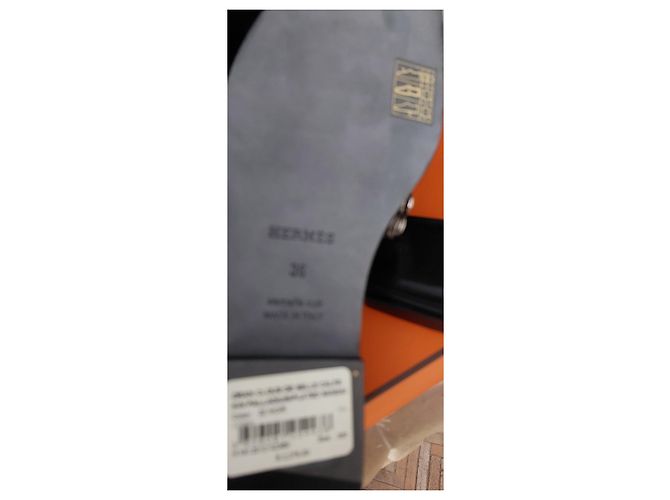 Hermès Edición limitada de Oran  Clavos de Silla Negro Hardware de plata - vista 8