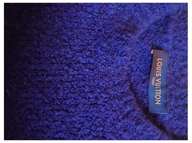 Louis Vuitton Pullover aus Wolle marineblau - Ansicht 4