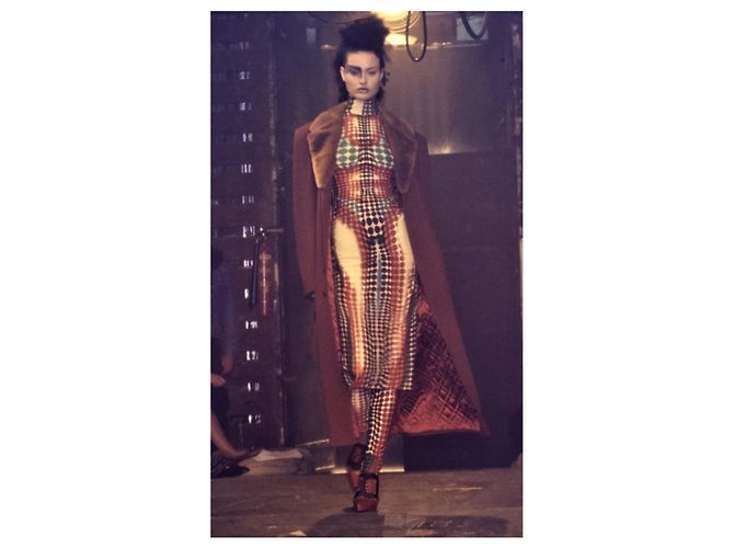Top de malla Cyberdot de Jean Paul Gaultier Multicolor - vista 2