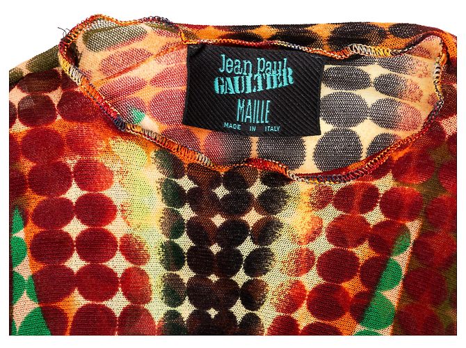 Top de malla Cyberdot de Jean Paul Gaultier Multicolor - vista 5