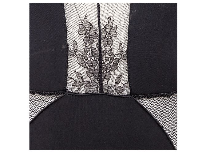 Stella Mc Cartney Body de encaje y malla de Stella McCartney Negro - vista 3