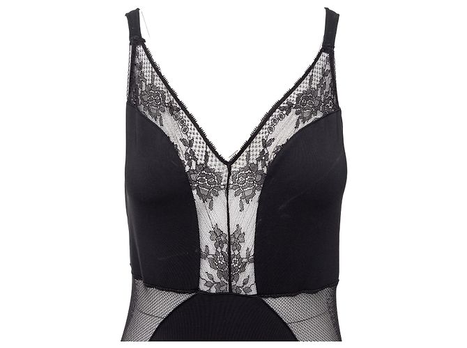 Stella Mc Cartney Body de encaje y malla de Stella McCartney Negro - vista 4