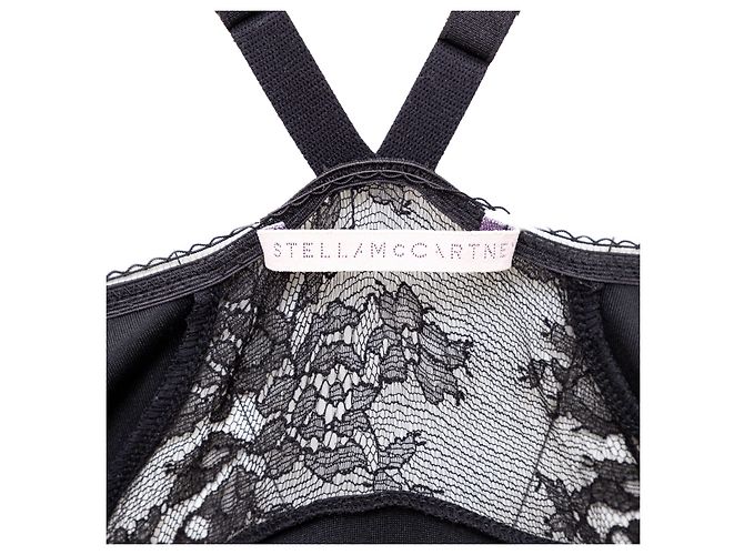 Stella Mc Cartney Body de encaje y malla de Stella McCartney Negro - vista 7