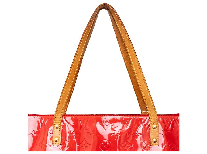 Borsa Louis Vuitton Vernis Reade GM con monogramma Rosso - vista 13