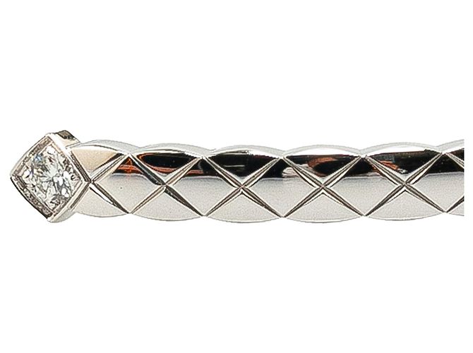 Bracciale in argento Chanel in oro bianco 18 carati con diamanti Coco Crush - vista 4