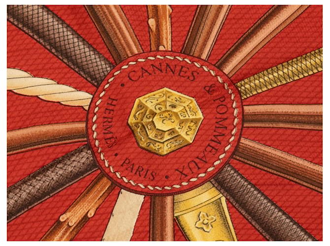 Cannes Hermès Foulard HERMES T. Seta Nero - vista 2