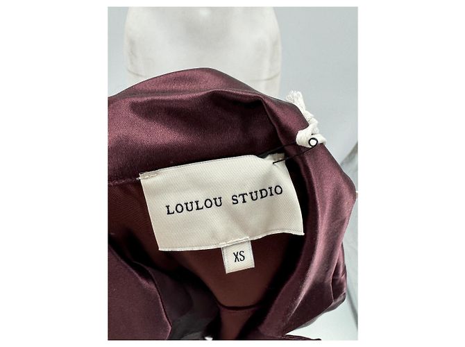 Autre Marque Chaquetas Loulou studio T.International XS Seda Negro - vista 5