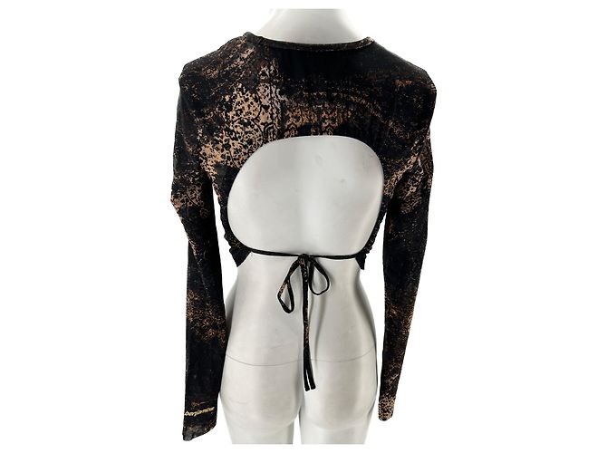 Les Benjamins Die Benjamins Tops T.International S Polyester Schwarz - Ansicht 2