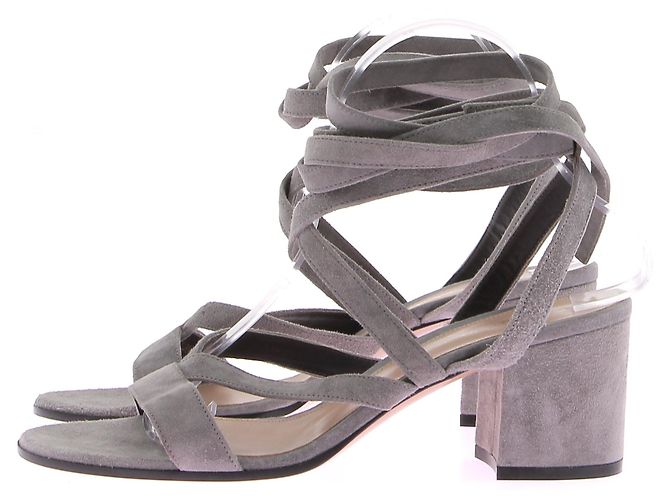 Sandali Gianvito Rossi T.EU 38.5 Pelle Grigio - vista 2