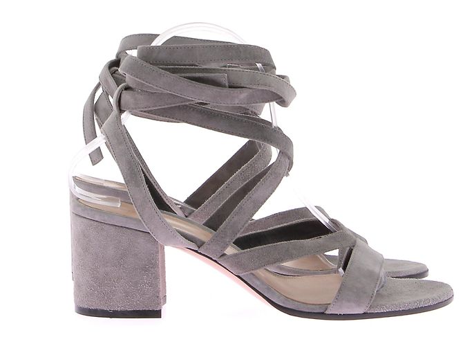 Sandali Gianvito Rossi T.EU 38.5 Pelle Grigio - vista 3